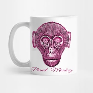 Bored Ape on Planet Monkey Mug